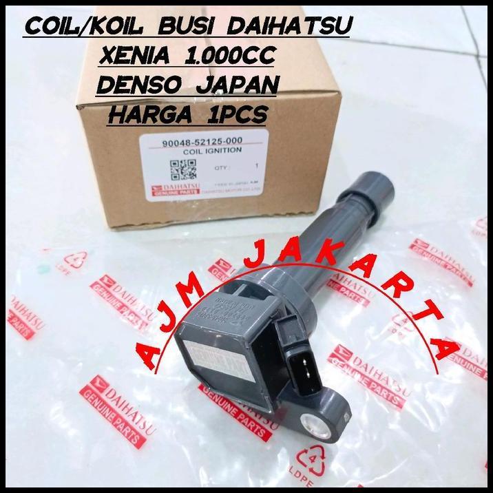 TERLARIS COIL KOIL BUSI XENIA 1.0CC DAIHATSU XENIA 1.000CC ORI DENSO JAPAN 