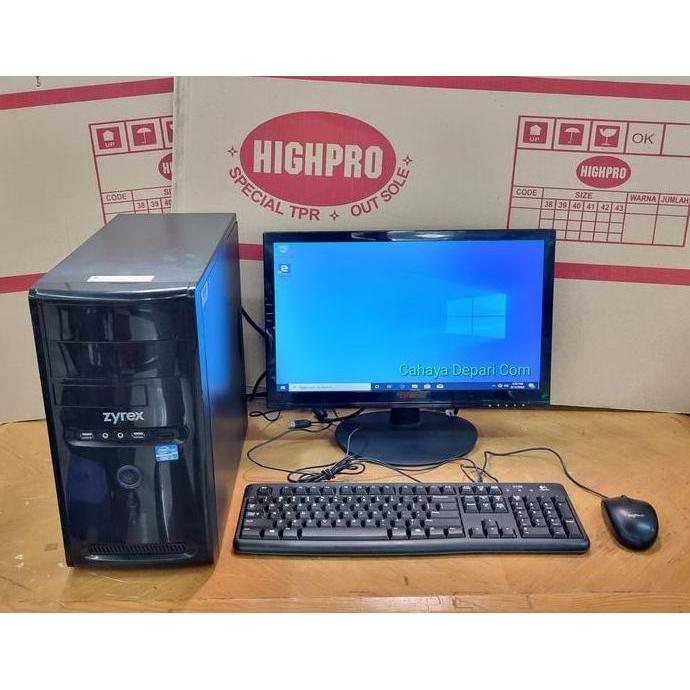 Terlaris Paket Komplit Pc Core I3 - Monitor Led Lg 19 Inch - Key Mouse Logitech