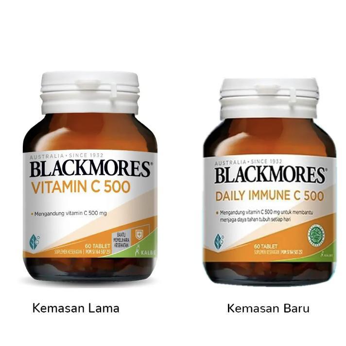 Blackmores Vitamin C 500 Isi 60 Tablet / Vit C 500mg Daily Immune new look