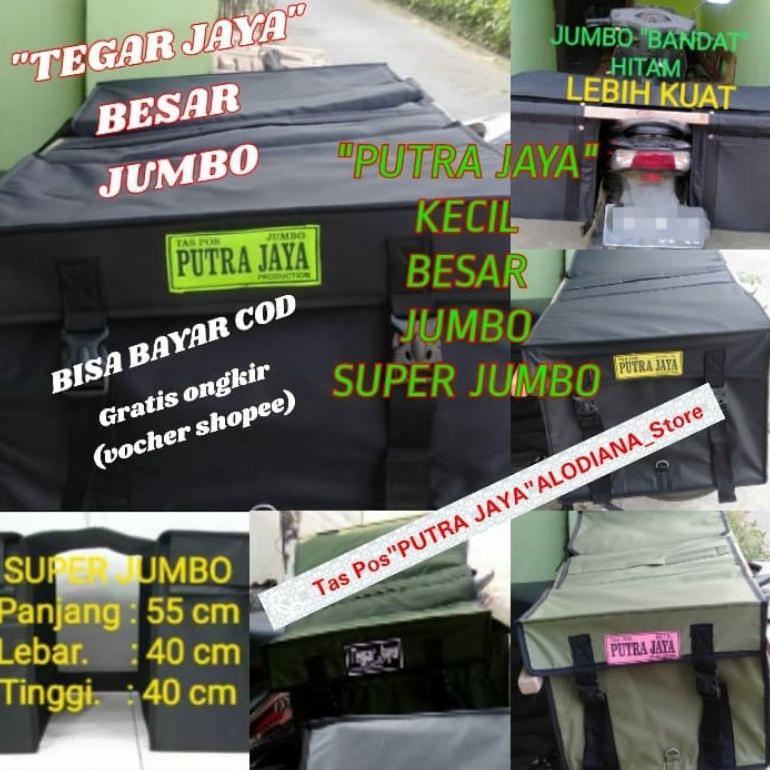 Tas Pos PUTRA JAYA/Tas Kurir PUTRA JAYA/Srandul/Obrok Jumbo/Tas Kurir/Tas Rengkek Motor/Tas Ronjot