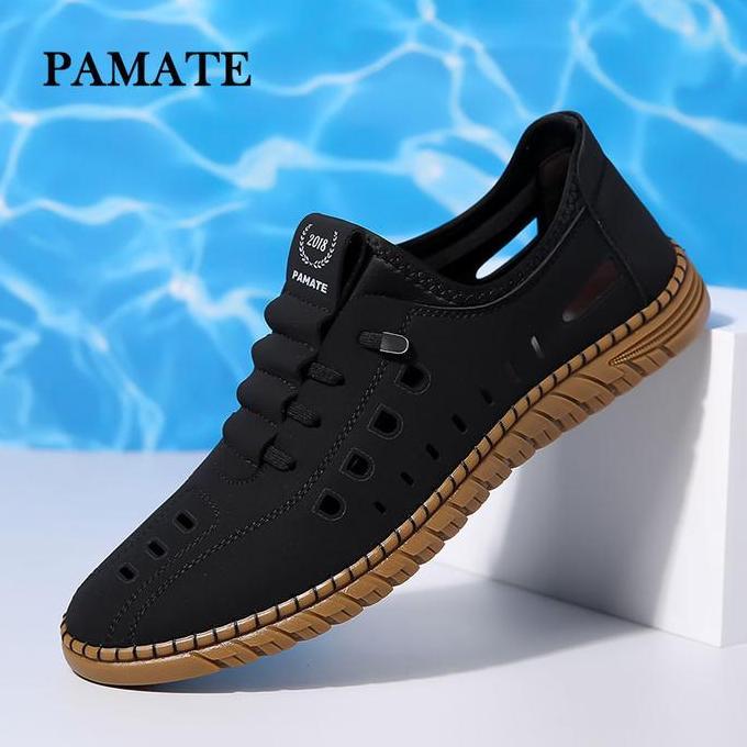 [Pamate]Sepatu Casual Slip On Pria Anti Slip Nyaman Sepanjang Hari, Tahan Lama & Elegan Flat Shoes