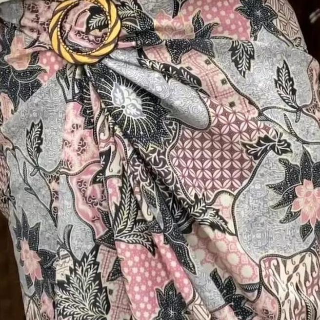 Free Ring Rok Lilit Batik Bawahan Kebaya Rok Kain Lilit Batik Wisuda Rok Kain Lilit Batik Kondangan 