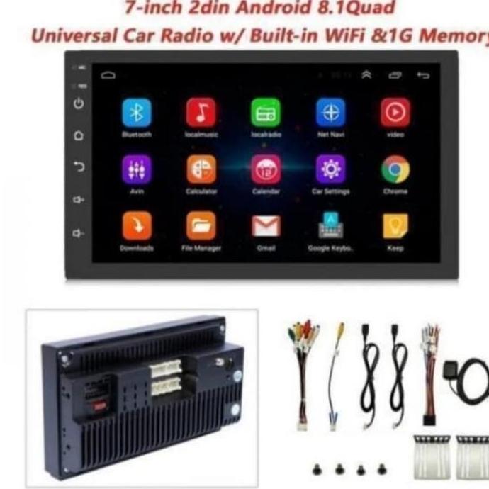 Head unit double din 7" inch tape mobil Honda new jazz android GPS