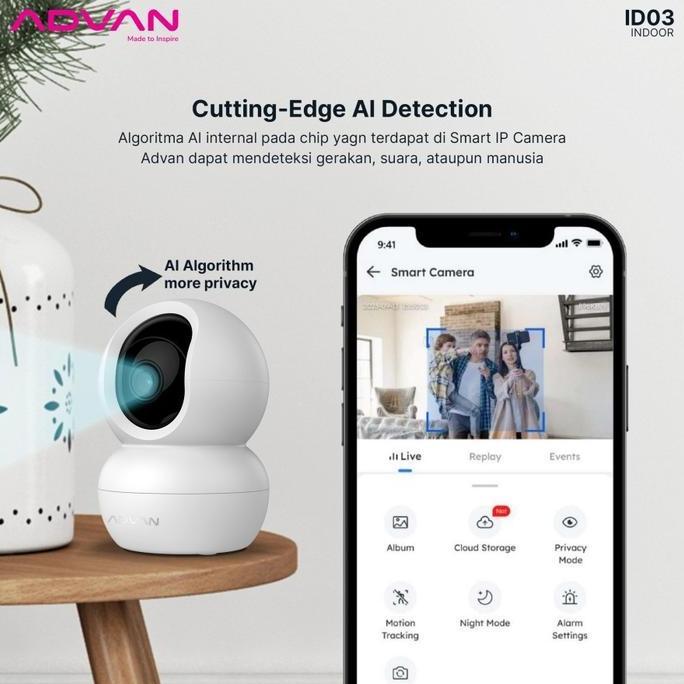 Lengkap,Cod,Bisa- Spc Ip Cam Cctv Wifi Wireless Portable Smart Baby Camera