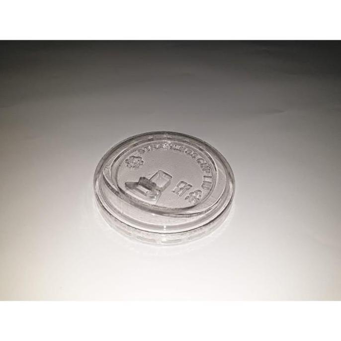 Tutup Gelas Plastik Tanpa Sedotan / Strawless Lid / Cheese Lid 1 dus BS