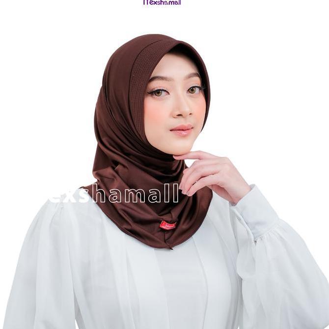 Heddosu- Kalisha X Shamira - Hijab Instan Nadira Sport Olahraga-Hijab Jersey Sporty Nadira Bergo Hit
