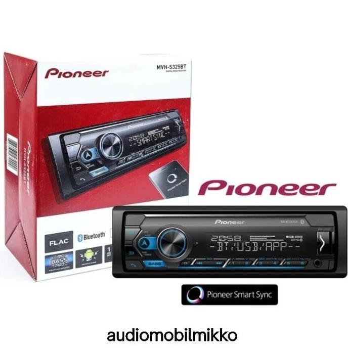 Head unit Pioneer MVH S325 BT - Single Din Pioneer MVHS 325BT - HEAD UNIT PIONEER SINGLE DIN MVH S 3