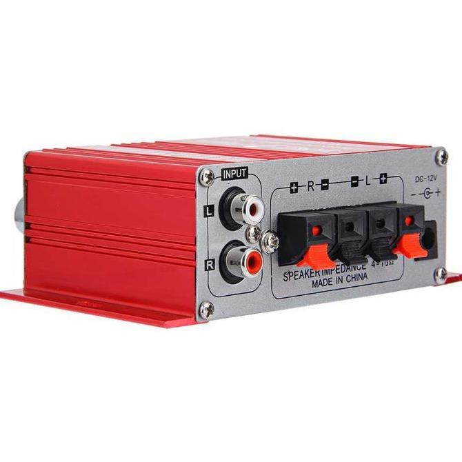 Mixer Audio Power Stereo Amplifier Mini Speaker 2 channel 20W port RCA