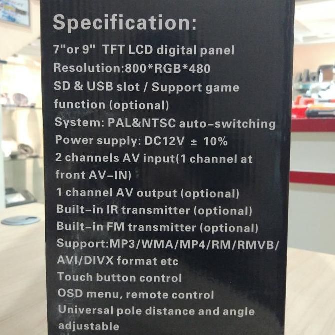 VIDIQ VQ-98H headrest bantalan PROMO