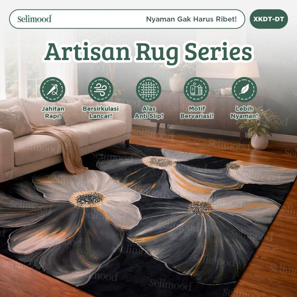 Karpet Lantai Polyester Karpet Eropa Jumbo Karpet Permadani Karpet Premium Motif Estetik DISKON