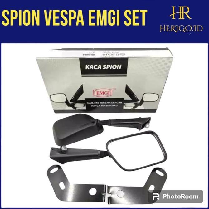 kaca spion emgi 9104 & 9106 - vespa px 150 spion emgi vespa universal