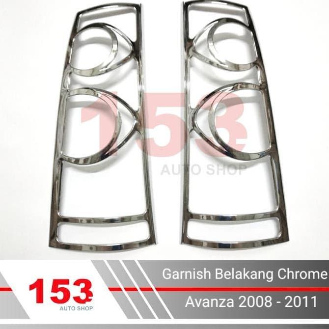 TERBARU - Garnish Belakang Chrome Avanza/Xenia 2008 - 2011