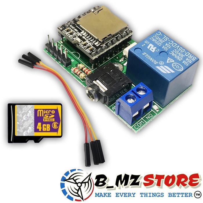 MODUL MP3 PLUS RELAY ON/OFF JWS DAN BEL SEKOLAH ORIGINAL DAN TERPERCAYA