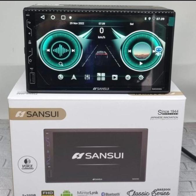 Head Unit Android Sansui 7 inch Ram 2/32 GB Top SANSUI Classic Android