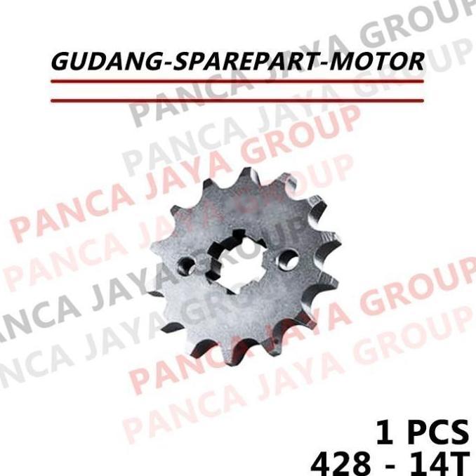 Gear Depan 428 14-15 T Viar Cross Cros X 100 150 200 Mt Mf-Es-Se-Gt