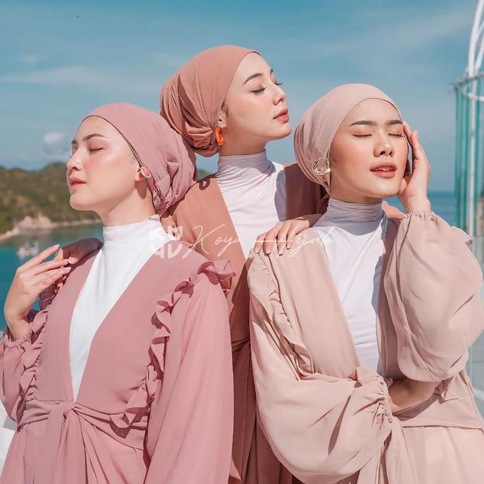 Heddosu- Koyu Hijab Turban Instant / Pasmina Instant Turban Koyu