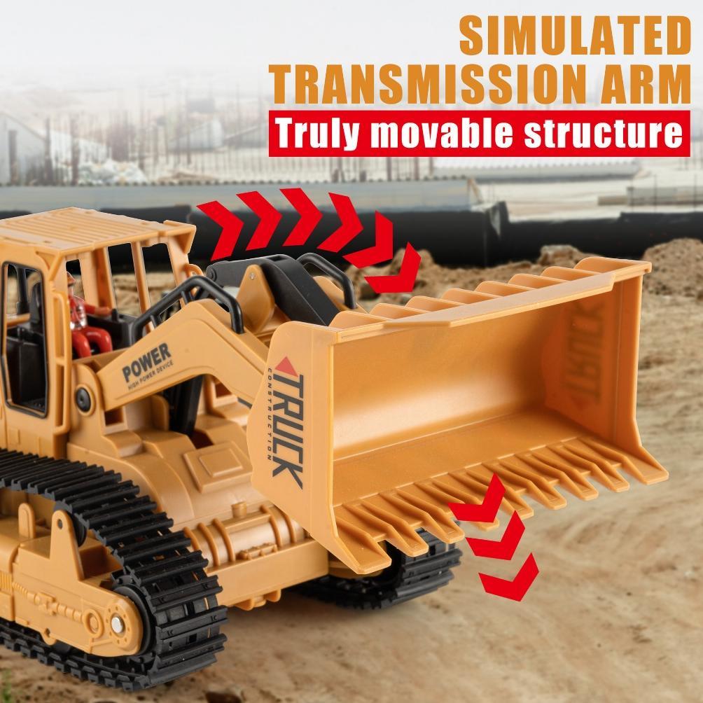 new deals babycolor 6 channel bulldozer remote control rc bulldozer beko remote control eksavator ma