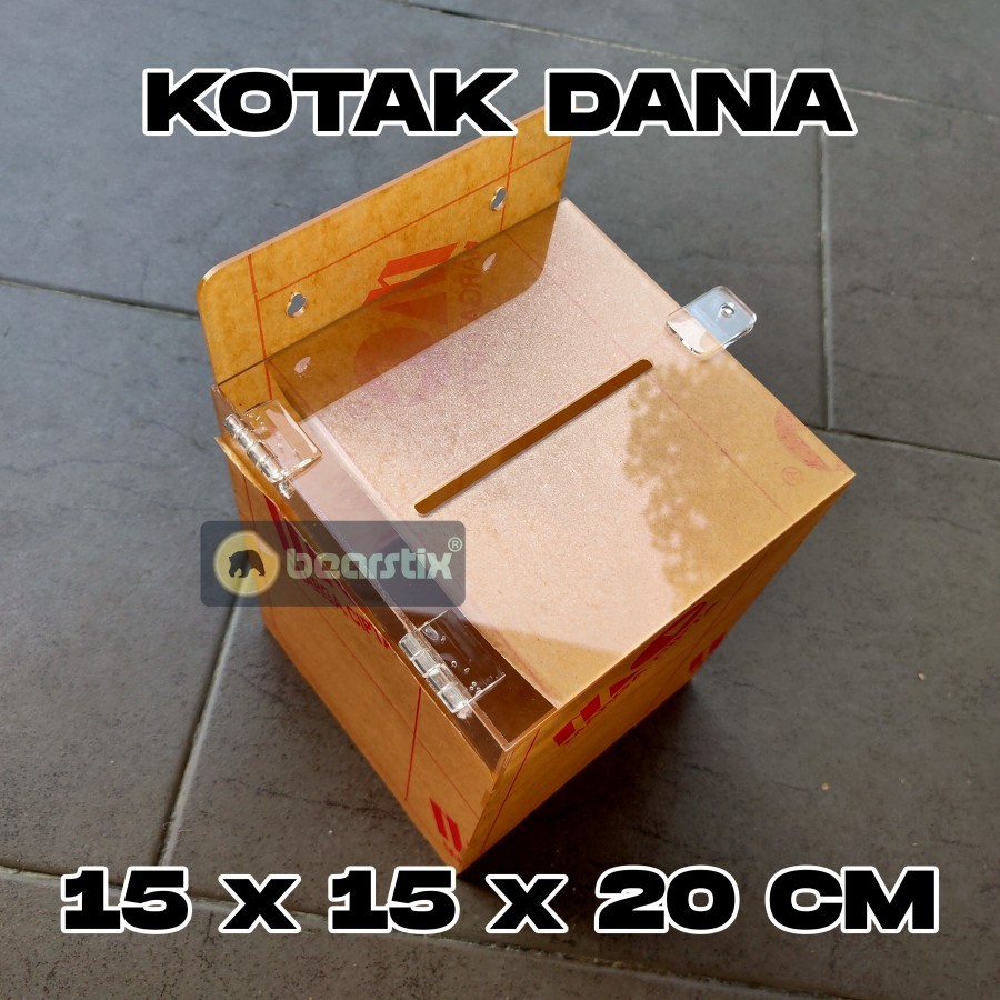 Kotak Surat Gantung Dinding - Kotak Kritik & Saran - Kotak Amal Akrilik - Box Lucky Draw Undian - Ko