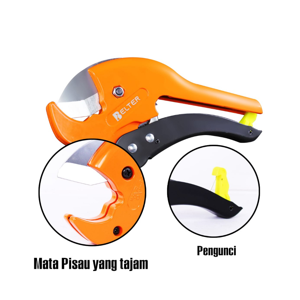 Belter Gunting Pipa Pvc 42Mm  Pipe Cutter Gunting Pemotong Pipa Air