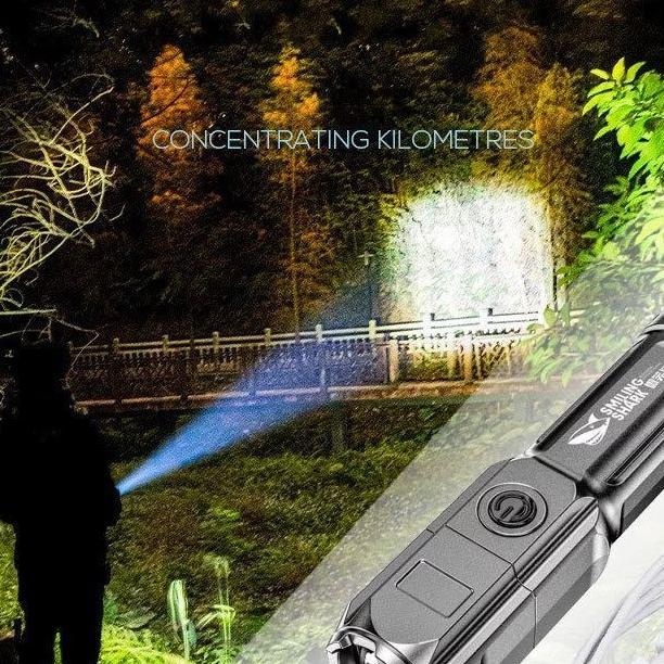 Senter  Led Super Terang / Senter Led Police Recharge / Senter Cas