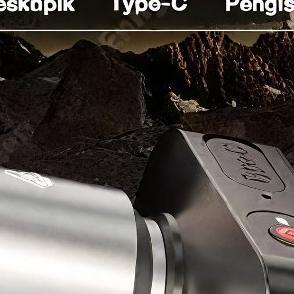 Garansi 10 TahunSenter Kepala Super Terang Anti Air Senter Kepala Zoom 1000 Lumen 100 Watt Tahan Air