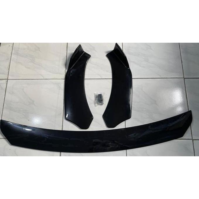 Winglet Set Mobil Model Sambung Universal Diffuser Depan Mobil