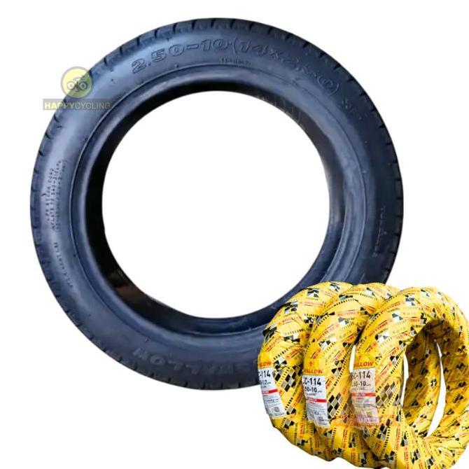 Ban Luar Sepeda Listrik Selis Swallow 14x2.50 Tubeless Black Happy Cycling