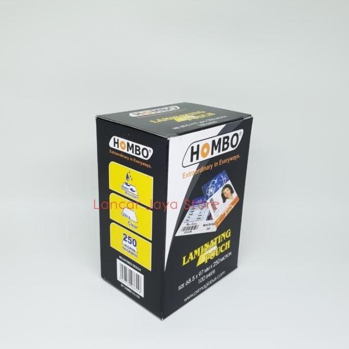 Eloffice- Plastik Laminating Ktp / Laminating Ktp Hombo 250 - Micron