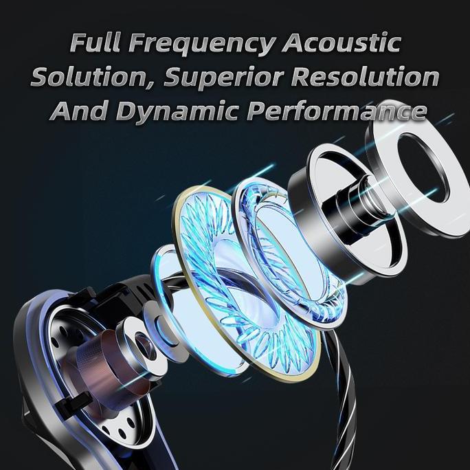 Voce- Qkz Ak7 Hifi Headset Headphone Gaming Heavy Bass With Mic