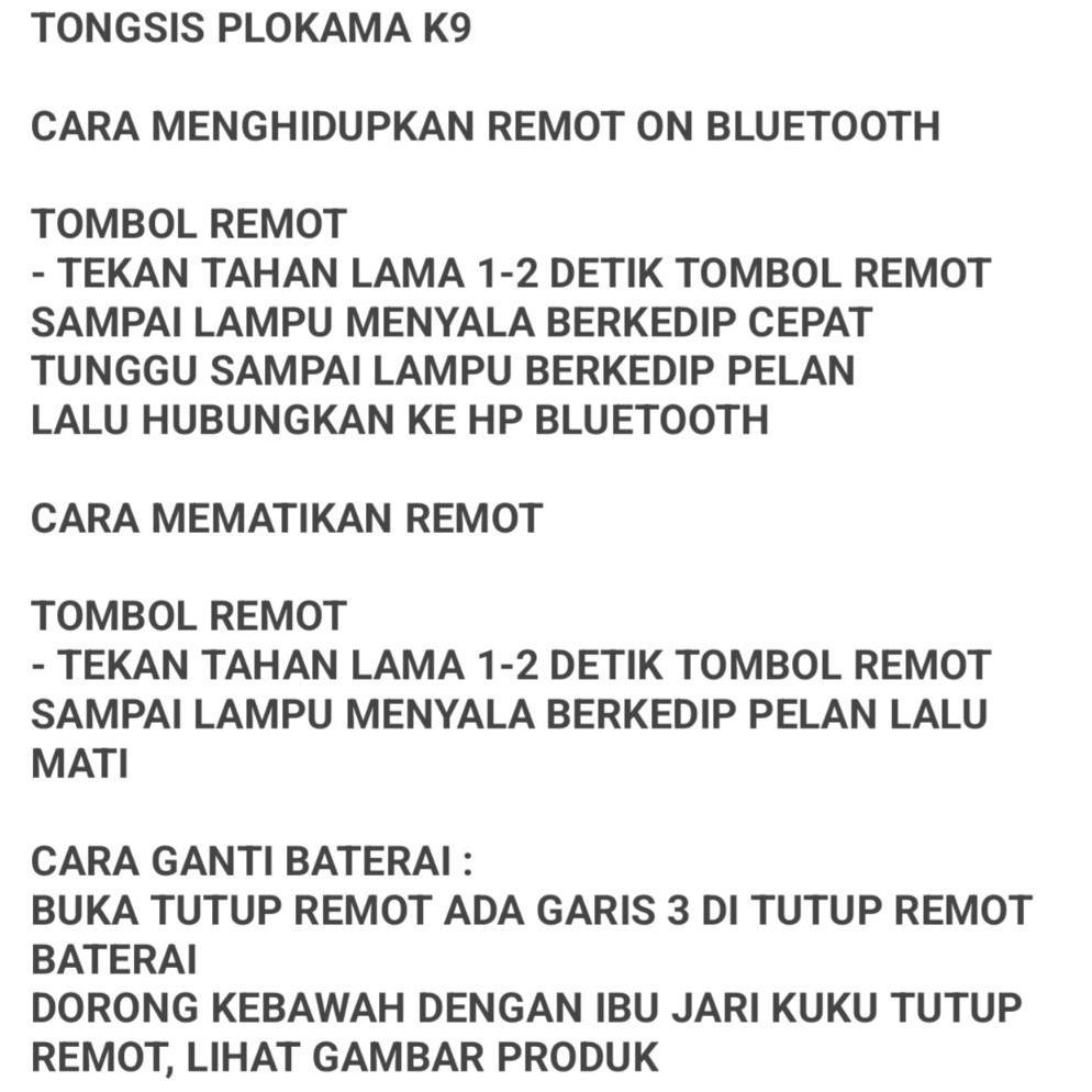 New Product Plokama Tongsis K9 Led Tongsis Tripod K9 Selfie Stick Led 4 In 1 170Cm
