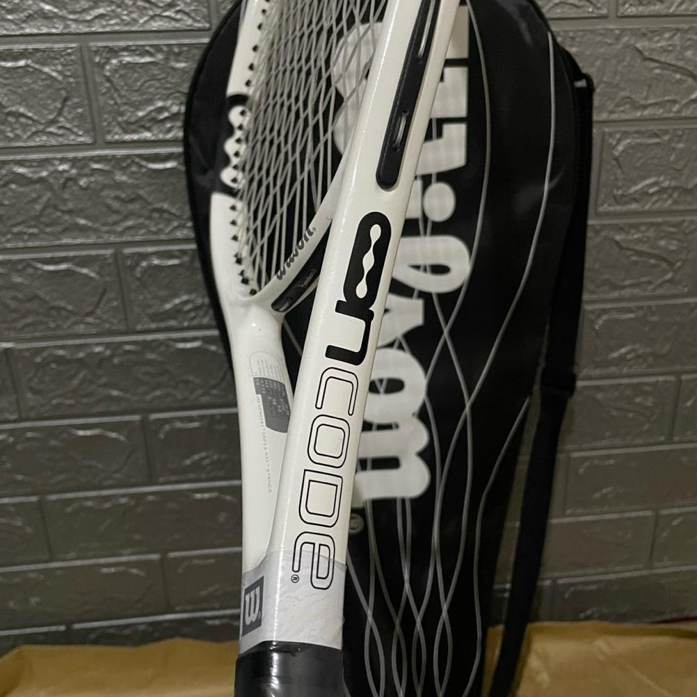 Promo Terbaru Raket Tenis Wilson New Ncode White + Senar + Tas