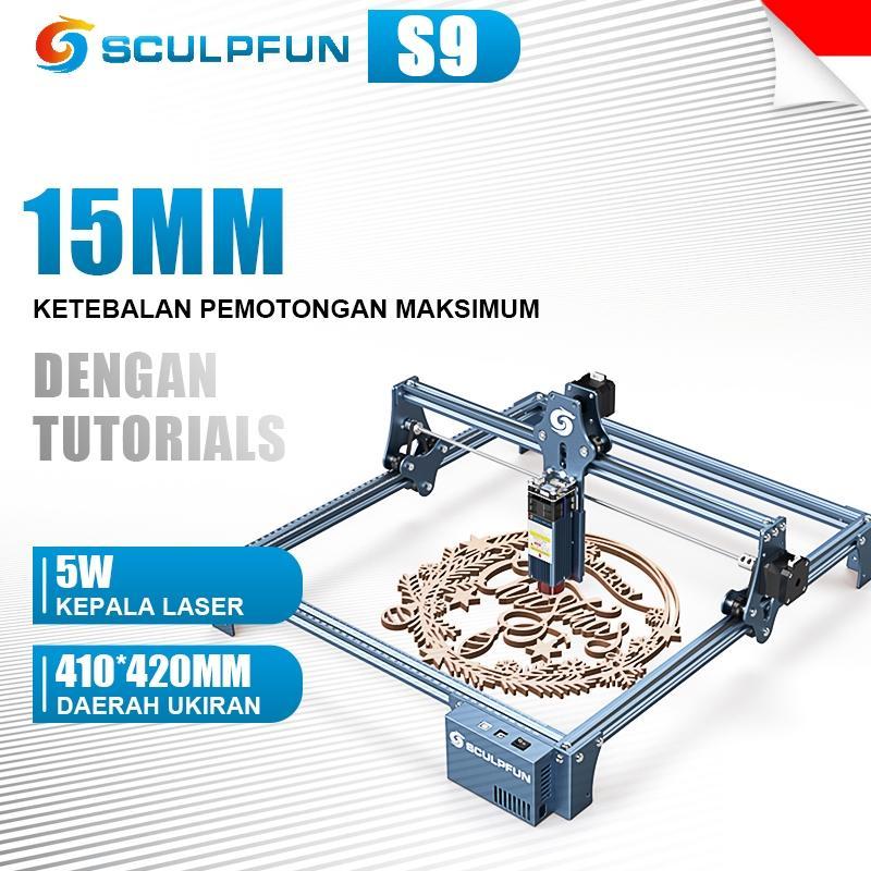S9 Mesin Laser Cutting Acrylic 5W Laser Engraver 410*420Mm Mesin Ukiran Laser Multifungsi