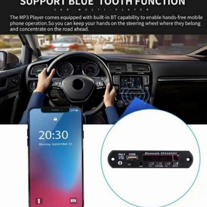 Promo TAPE MOBIL BLUETOOTH TEP MOBIL USB AUDIO MP3 Player FM Radio modul Diskon