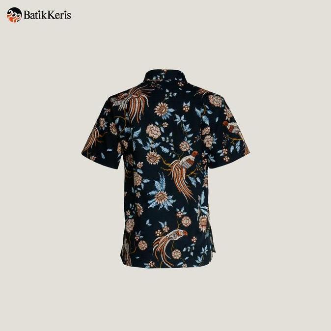 Batik Keris Kemeja Anak Batik Lengan Pendek Keris Dancing Bird