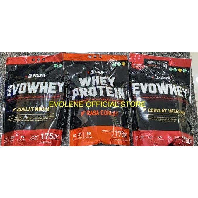 Erganzen- Evolene Whey Protein 50 Sachet Serving Evowhey Evo Whey Susu Gym Evo Whey