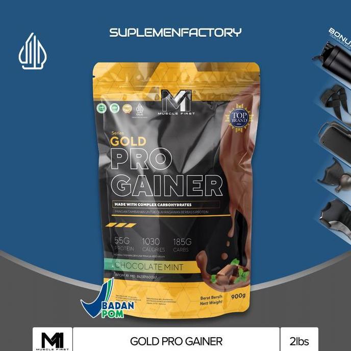 Erganzen- M1 Gold Pro Gainer 2Lbs Muscle First Weht Gainer M1 Pro Gainer