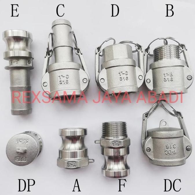 Gleiten- Camlock 2 Inch / 200 Aluminium