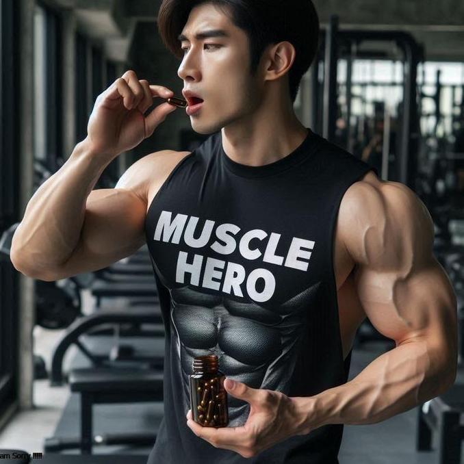 Erganzen- Tribulus Terrestris Kapsul - Testo Booster Pembentuk Otot & Vitalitas