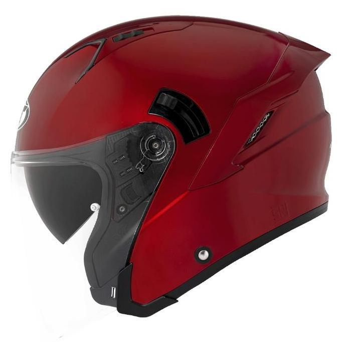 TERLARIS KYT NFJ RED MAROON GLOSS
