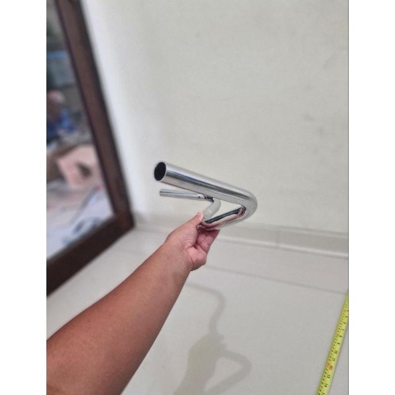 MAHMUDSTORE STANG SEPEDA JENGKI STANG SEPEDA MINI CITY BIKE MINI KERANJANG HANDLEBAR TOURING STANG T