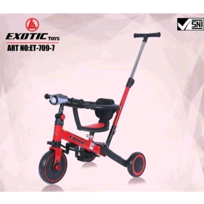 Promo Exotic Sepeda Anak Roda Tiga Et709-7 F-702 F702 F 702 T32 T 32 Pmb Family 6 In1 Balance Bike D