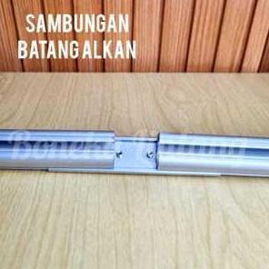 Rel gorden plafond Double - Rel Hordeng Plafon Atas Ganda Oval - Batang Gorden Nempel Plafon - Rel A