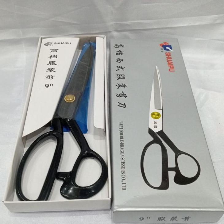 Gunting Shuaipu 9"/Gunting Kain/Gunting Untuk Jahit/Gunting Kain Tajam