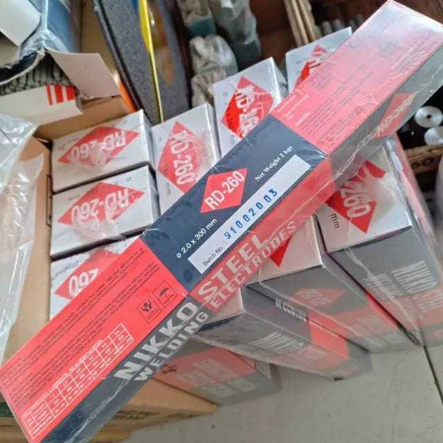 Kawat Las Listrik 1 Kg 2 Mm Nikko Steel 1 Kg 1 Dus