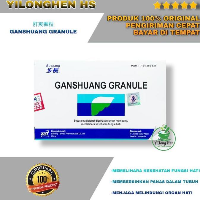 Buchang Ganshuang Granule Obat Liver Antivirus Hati Gan Shuang Granule