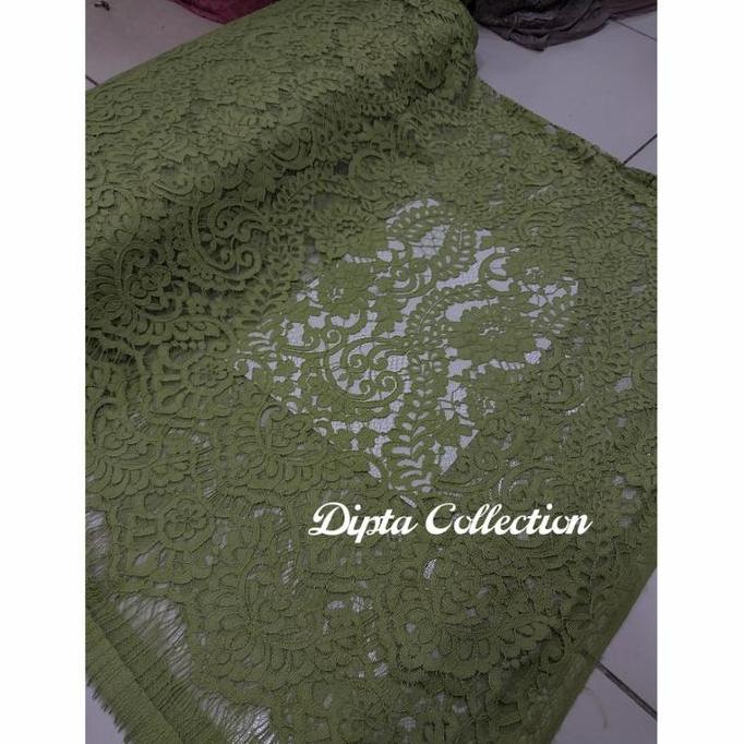 kain kebaya semi lace / semi prancis katun terbaru..