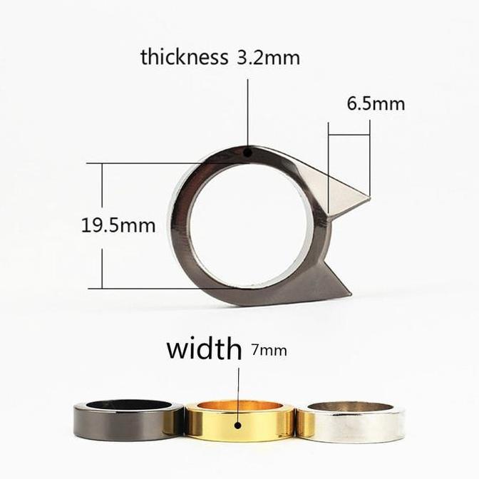 Alat Pertahanan Diri Cincin Taktis Survival Self Defense (TERBAIK) (TERBARU) (TERMURAH)