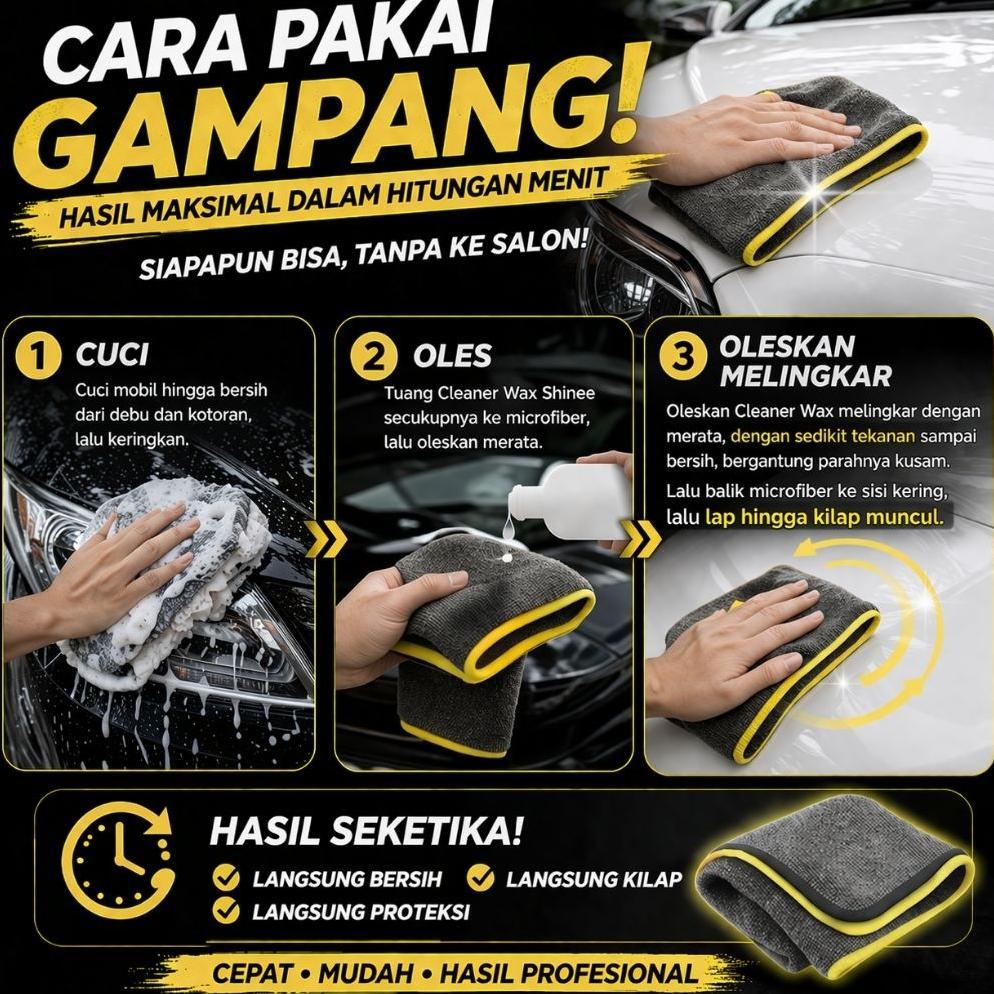 Hot Sale Cleaner Wax Shinee | Poles Body Mobil Penghilang Baret Wax Pengkilap Mobil Putih