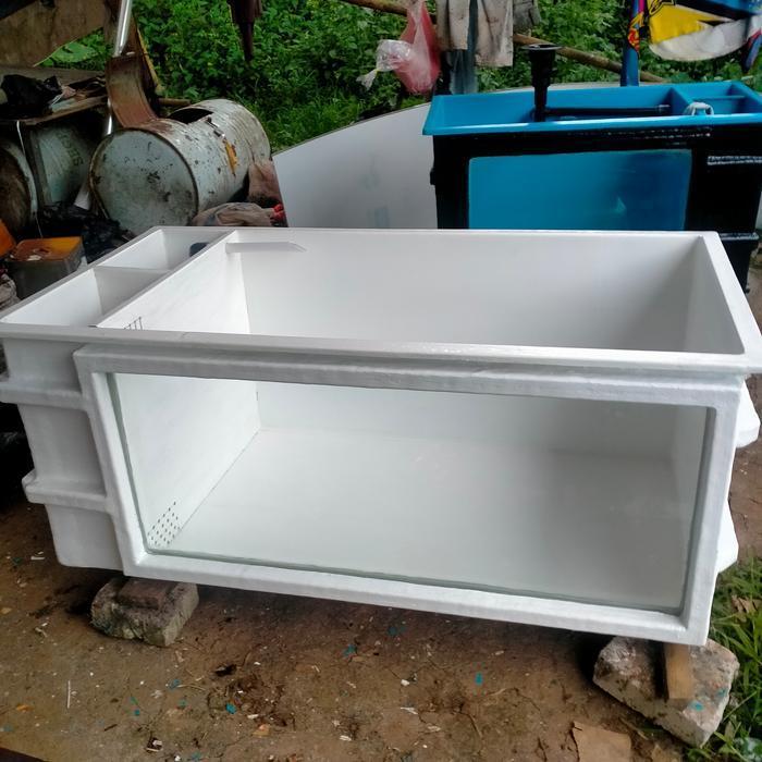 kolam ikan combinasi kaca fiber gelass