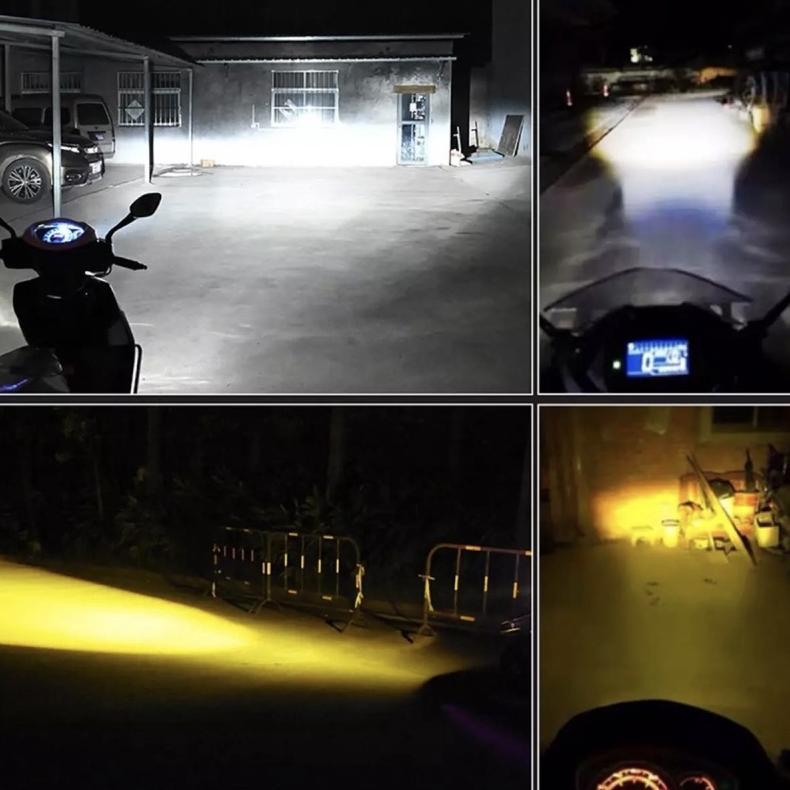 Saless Promo Lampu Led H4 H6 Laser Bholam Depan Utama Motor Led Laser H4 H6